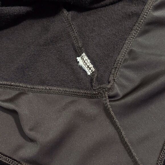 Chicos Zenergy Retreat Velvet Trim Jacket Hooded Espresso Brown Size 2 Large Zip - Picture 14 of 14